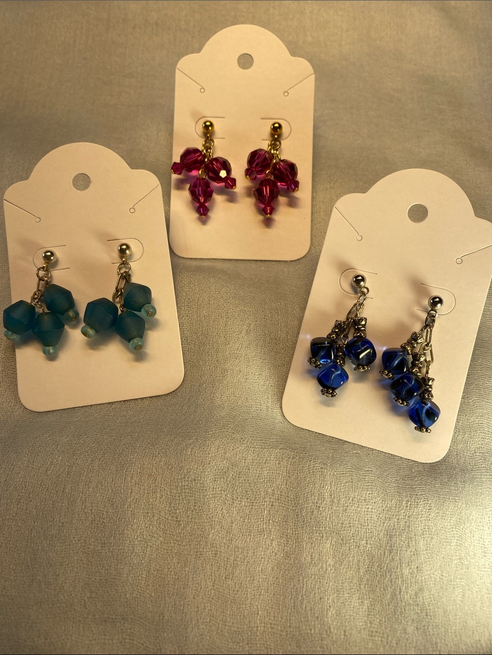 Bead Earrings! Set of 3